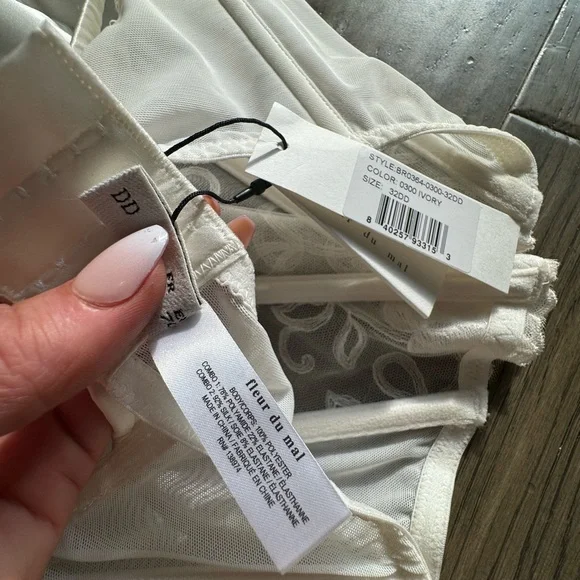 Fleur du Mal Bella Embroidery Bustier